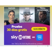 SKYSHOWTIME GRATIS por 30 días con Amazon Prime