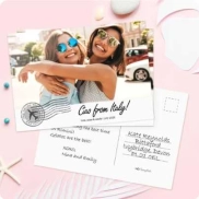 Envío internacional de postal personalizada GRATIS