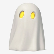 Pequeño Fantasma Luminoso Blanco con Luz LED para Halloween