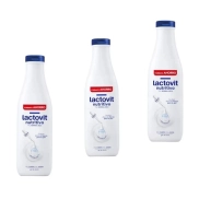 Lactovit Gel de Ducha Nutritivo e Hidratante 3 x 750 ml