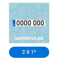 2x1 en matrículas, solo 16,99€ por las dos