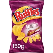 Ruffles de Jamón y Papas Fritas 150g