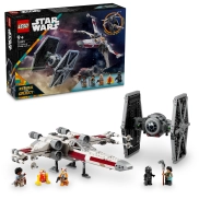 Ala-X y Caza TIE de LEGO Star Wars Fusionados