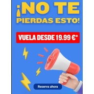 Vuelos de Ryanair desde 20 euros.