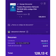 Tarjeta ENEBA PSN de 150€