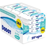 Toallitas para Bebé Dodot Pure Aqua, 672 en 14 Paquetes