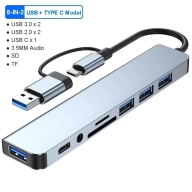 Concentrador de 8 puertos USB