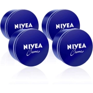 NIVEA 4x400ml Crema Hidratante Facial y Corporal