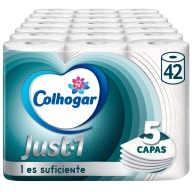 Papel Higiénico Extra Absorbente Colhogar Just 1 x42