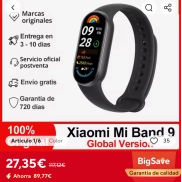 Mi Band 9 Pulsera de Xiaomi: Tecnología y Estilo