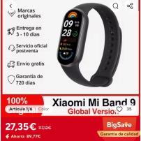 Ofertas en Xiaomi Mi Band 9