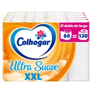 Colhogar XXL Ultra Suave 60 Rollos - 2 Capas Sin Perfume