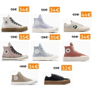 Descuento de hasta 40% en Converse + Envío gratis