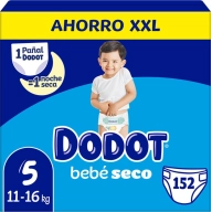 Pañales bebé Dodot secos (0.22 a 0.26 ud)