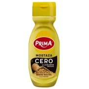 Mostaza Cero Prima, sabor igual sin azúcares, 265 g