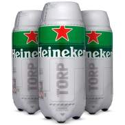 Pack de 5 Barriles de 2L Heineken Lager