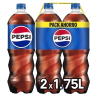 Pack de 2 botellas de Pepsi 1,75L