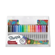 20 Colores Sharpie: Rotuladores Permanentes Punta Fina