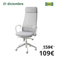 Ofertas y Silla MARKUS de IKEA en Málaga (21 de Diciembre)