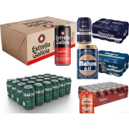 24 Latas de Estrella Galicia, Mahou y Volldamm - 0,43€/Lata