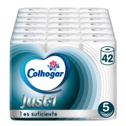 Papel Higiénico Extra Absorbente Colhogar Just 1 x42 - 5 Capas