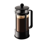 Cafetera de émbolo Bodum Kenya 3 tazas, 0.35L, negro