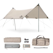 Toldo Impermeable Naturehike para Camping 4.38 x 3 m UPF50+