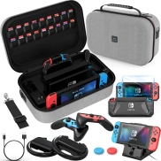 Funda con accesorios para Nintendo Switch rígida