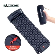 Colchón de camping inflable con almohada incorporada