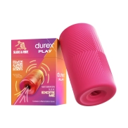 Masturbador Durex SLIDE & RIDE, texturizado y reutilizable