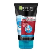 Gel Limpiador Facial 3 en 1 con Carbón - Garnier 300 ml