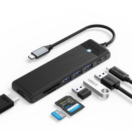 HUB USB C 7 en 1 Orico con PD 100W