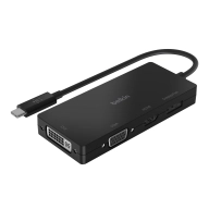 Adaptador de Video USB-C a HDMI, VGA, DVI y DisplayPort