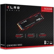 SSD PNY XLR8 CS3030 NVMe 500 GB M.2 3500 MB/s, Negro