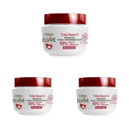 Pack 3 Mascarillas L'Oréal Elvive Total Repair 5, 310ml cada una