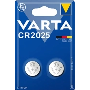 Pilas de botón de litio Varta CR2025 de 3 V (blíster 2u)