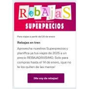 Billetes Renfe desde 7€ - Superprecios