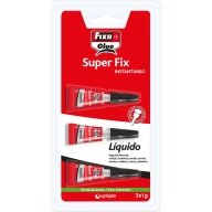 Pegamento Super Fix Líquido 3x Instantáneo