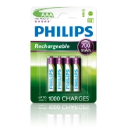 Philips Pilas Recargables AAA - Pack de 4