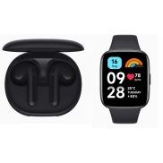 Xiaomi Audífonos y Reloj Inteligente Negro/Gris