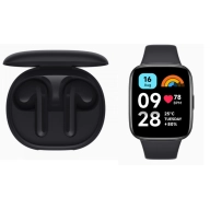 Xiaomi Audífonos y Reloj Inteligente Negro/Gris