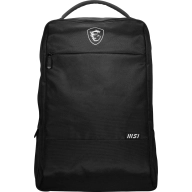 Mochila negra acolchada MSI para portátil 17" ergonómica