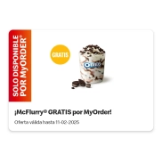 McFlurry de regalo con MyOrder [selección]