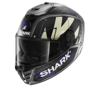 Casco SHARK Spartan RS 22.06 en gris y negro/red