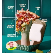 Pizza Doble Cheese Bacon: ¡Gratis porción familiar en Papa John's!