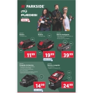 Cargadores y baterías Parkside de Lidl.