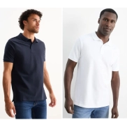 Pack de 2 polos para hombre en tallas S-2XL a 4.49€ cada uno