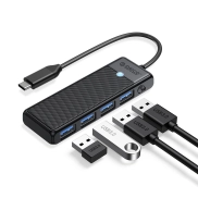 Adaptador USB C ORICO 4 en 1 para PS5, Xbox y PC