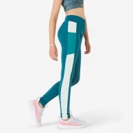 Leggings deportivos transpirables para niños S500 Verde