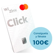 Obtén 100€ con la tarjeta WiZink